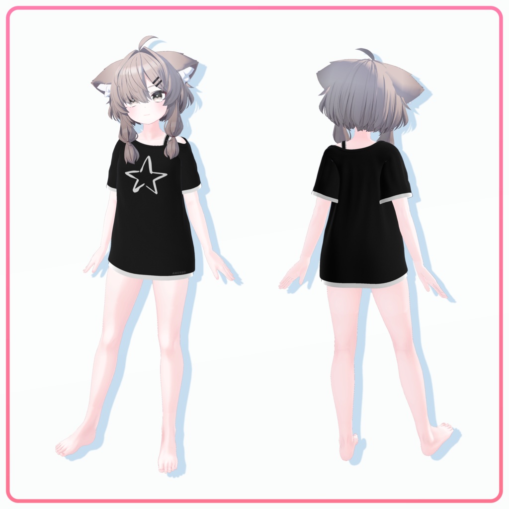 『真冬 (Mafuyu)』 オフショルダーシャツ Remake