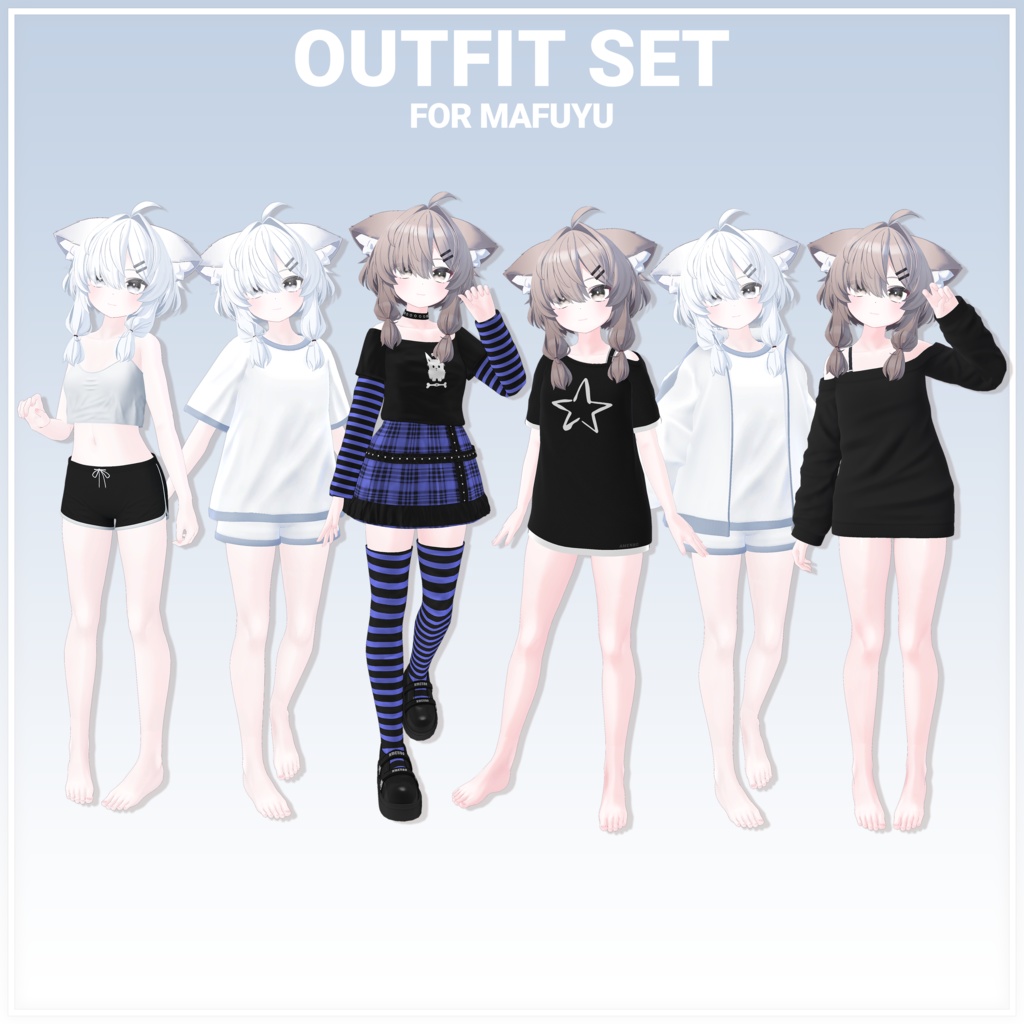 『真冬 (Mafuyu)』 Outfit 6set for Mafuyu