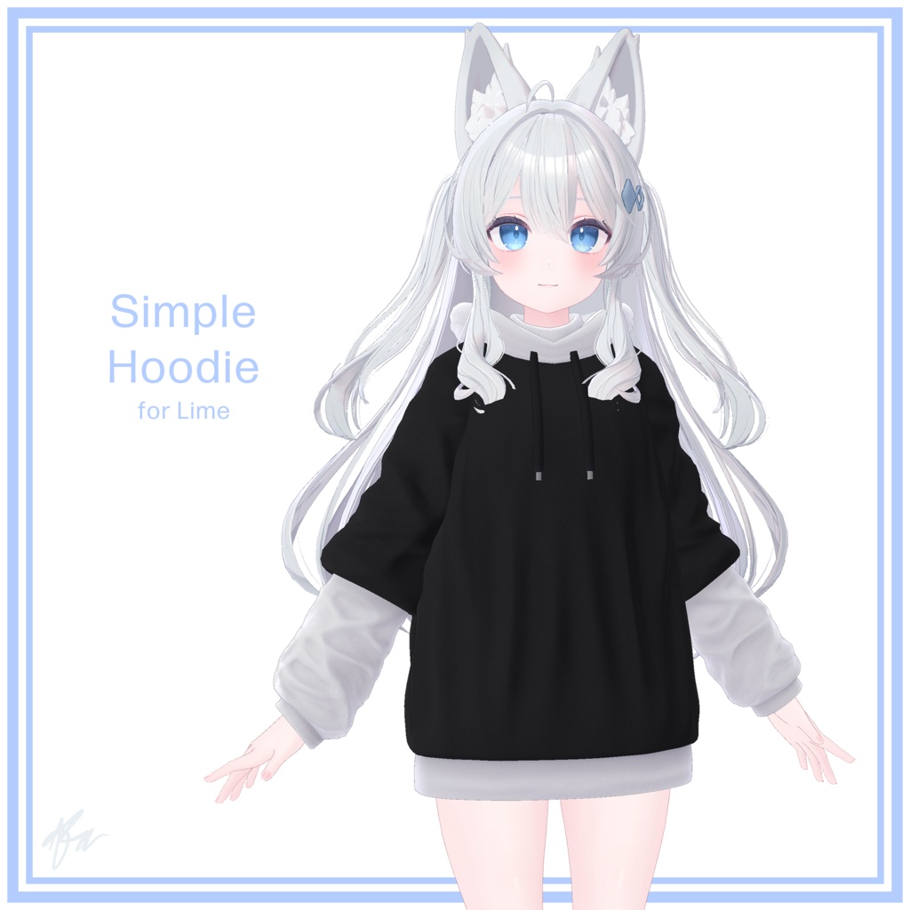 『ライム (Lime)』 Simple Hoodie for Lime