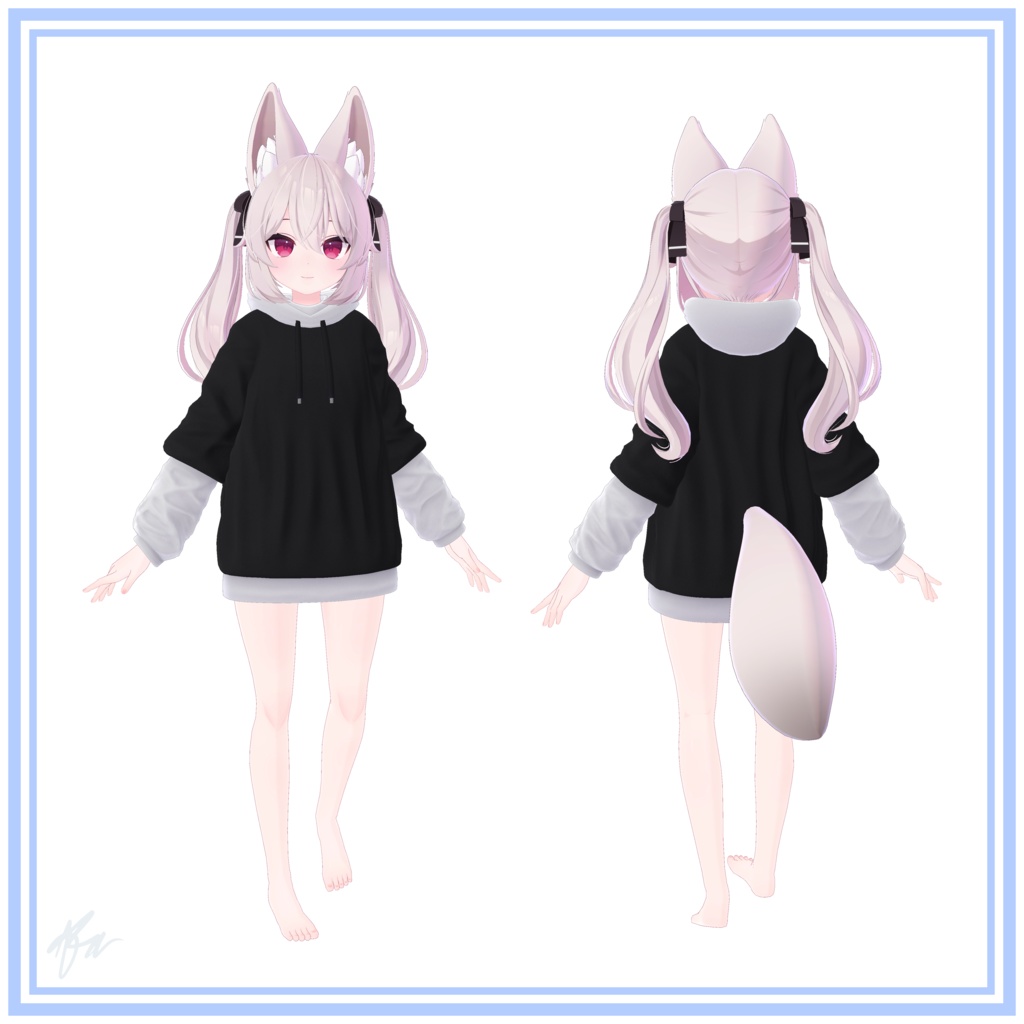 『カリン (Karin)』 Simple Hoodie for Karin