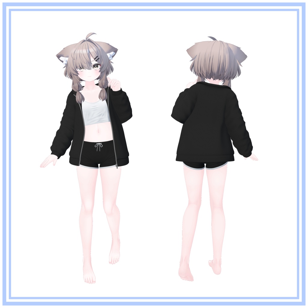 『真冬 (Mafuyu)』 Dolphin Jacket for Mafuyu