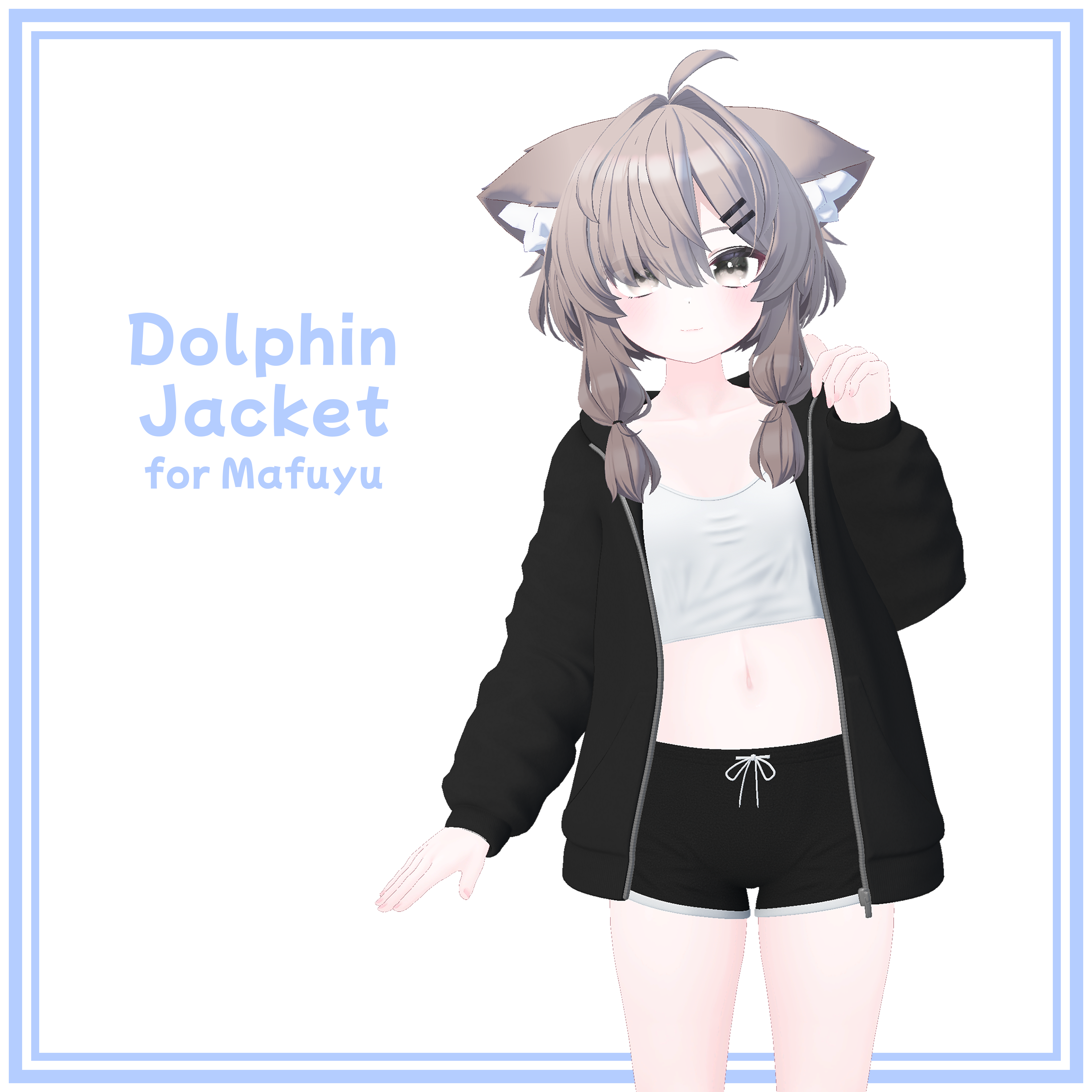 『真冬 (Mafuyu)』 Dolphin Jacket for Mafuyu