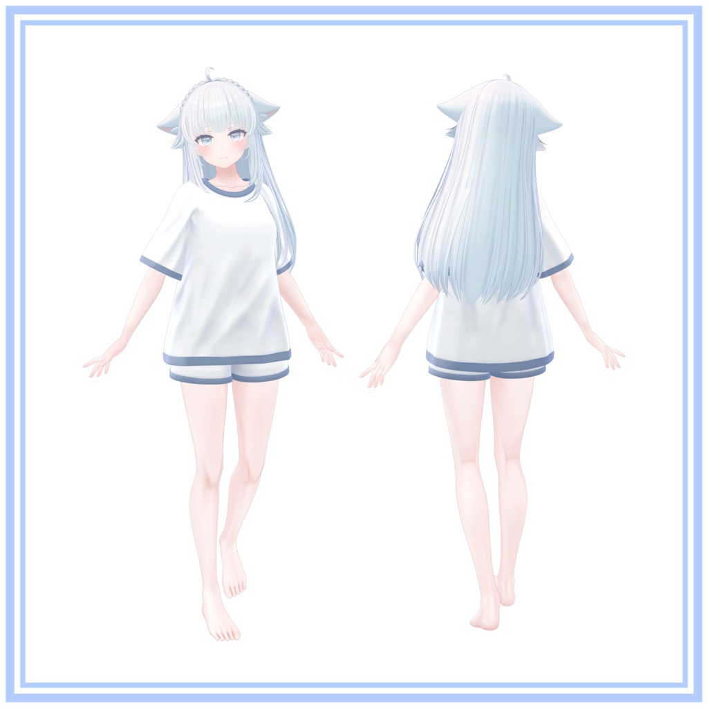 『珀杏 (Hakua)』 Tシャツ&ショーツ Tshirt & Shorts