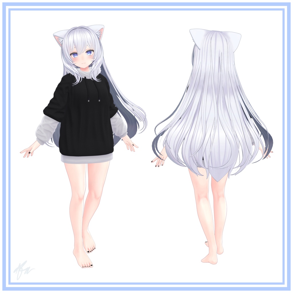 『サリア (Saria)』 Simple Hoodie for Saria