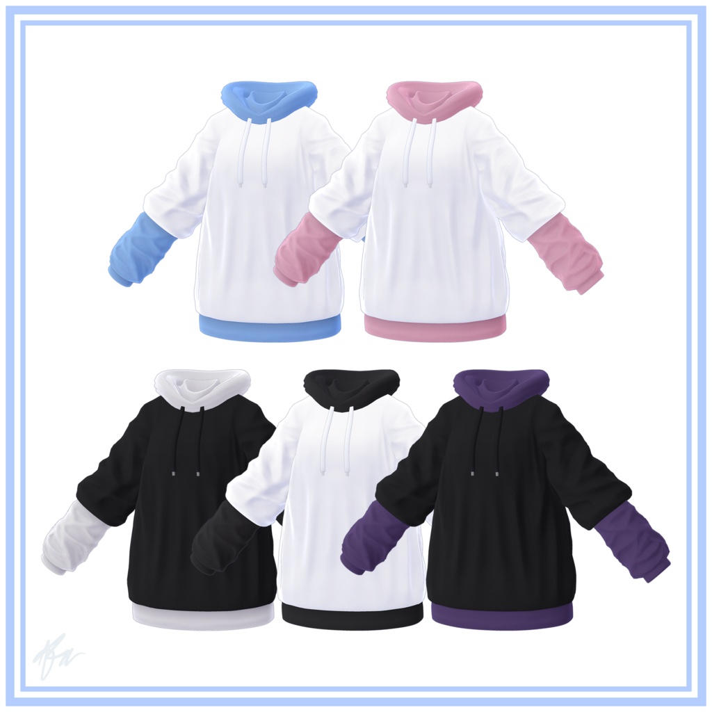 『シフォン (Chiffon)』 Simple Hoodie for Chiffon