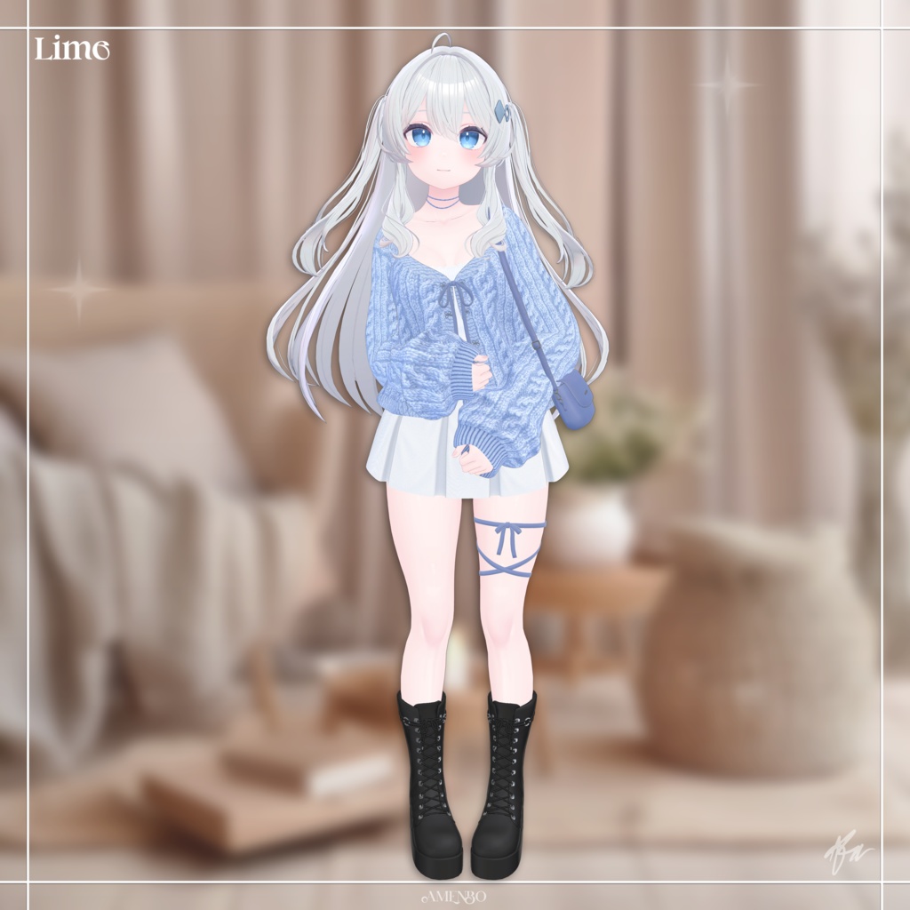 『12アバター対応』 Conform Knit 【3D衣装モデル】