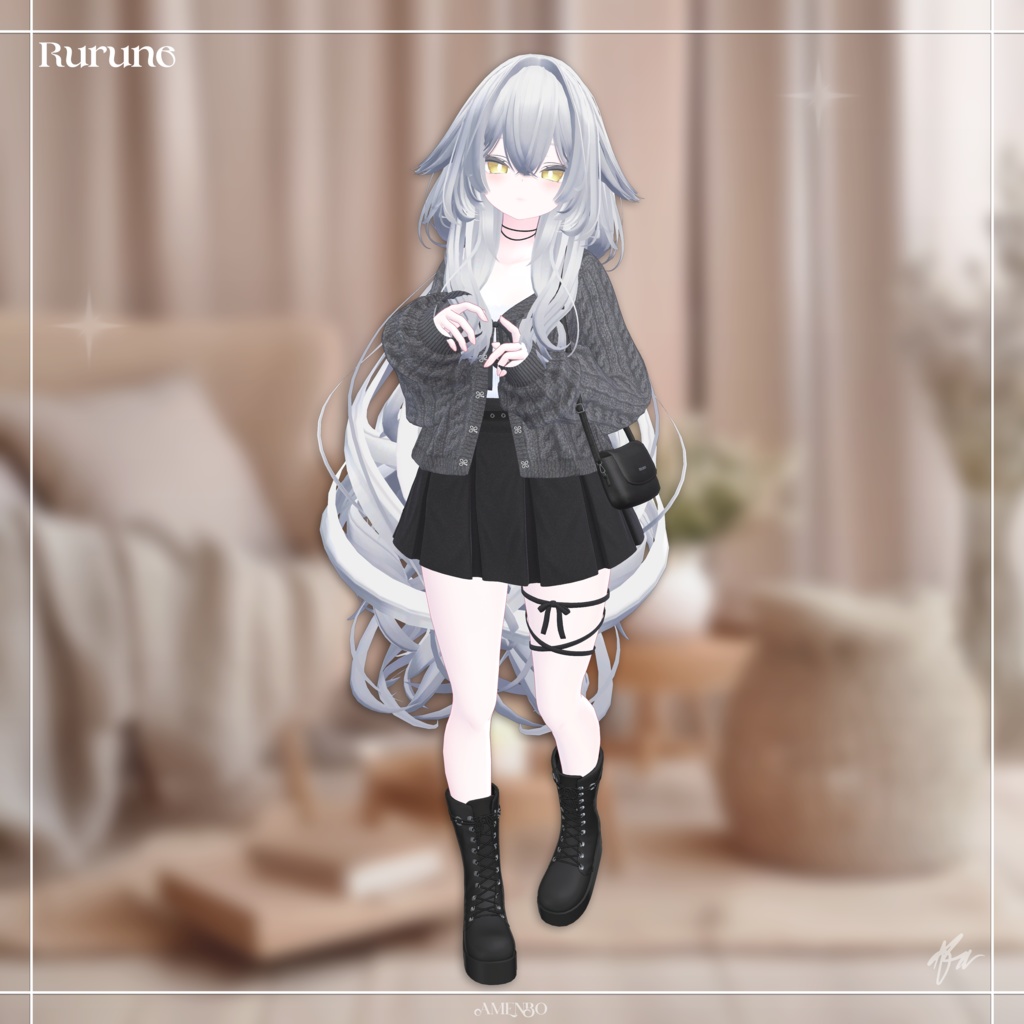 『12アバター対応』 Conform Knit 【3D衣装モデル】