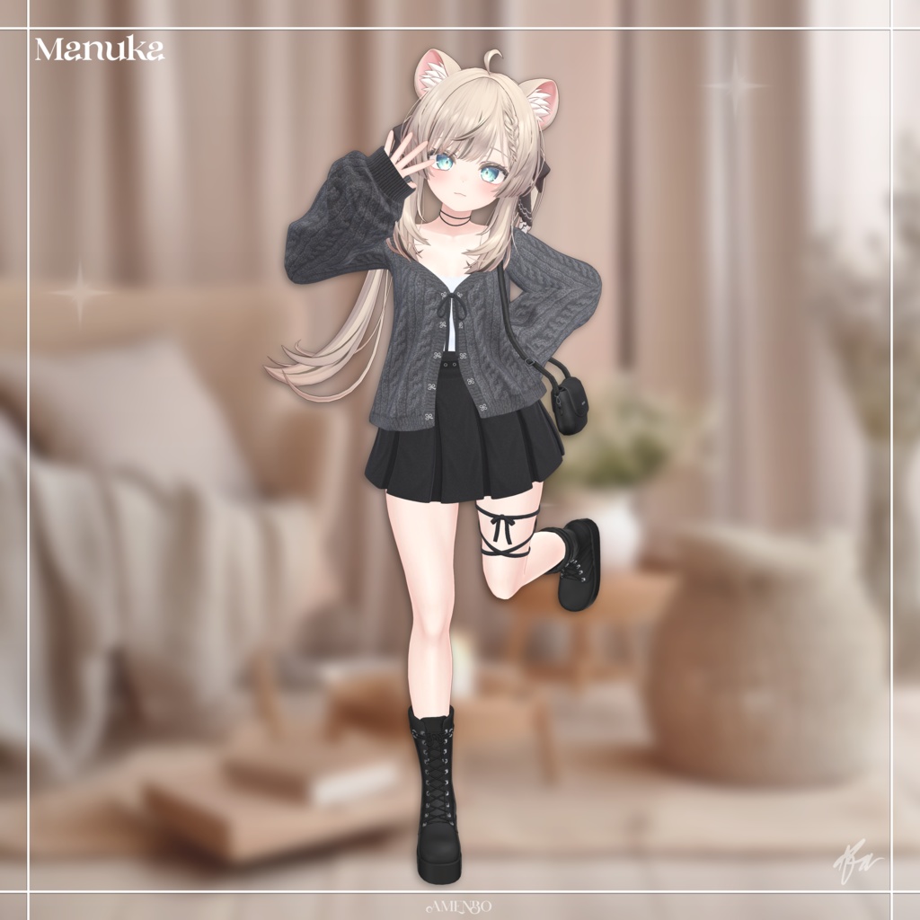 『12アバター対応』 Conform Knit 【3D衣装モデル】