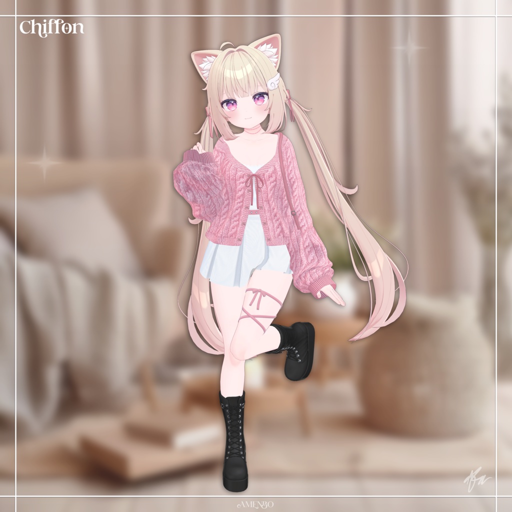 『12アバター対応』 Conform Knit 【3D衣装モデル】