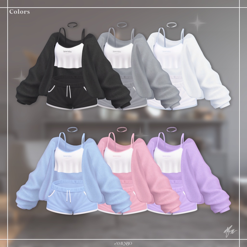 『13アバター対応』 Chill Days 【3D衣装モデル】