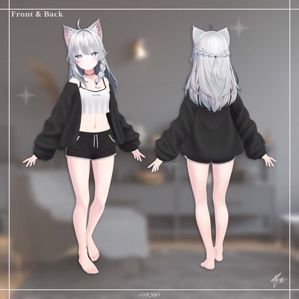 『13アバター対応』 Chill Days 【3D衣装モデル】