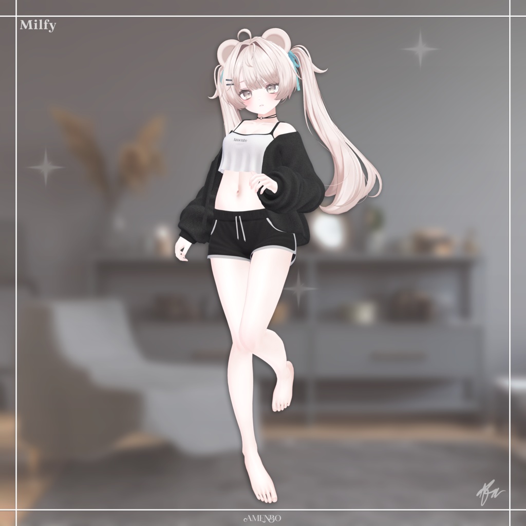 『13アバター対応』 Chill Days 【3D衣装モデル】