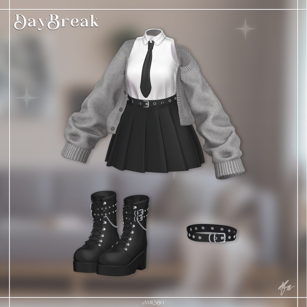 『10アバター対応』 Day Break 【3D衣装モデル】