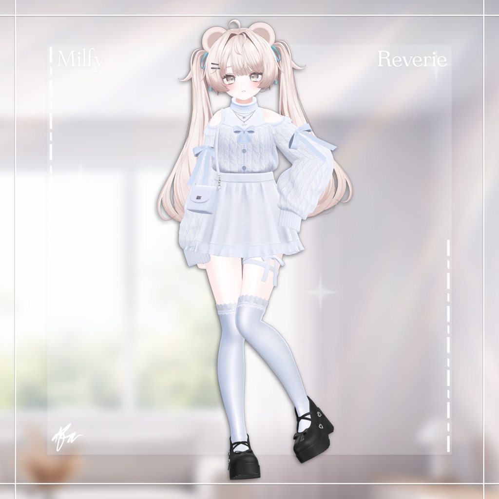 ✨Sale中✨『16アバター対応』 Reverie 【3D衣装モデル】