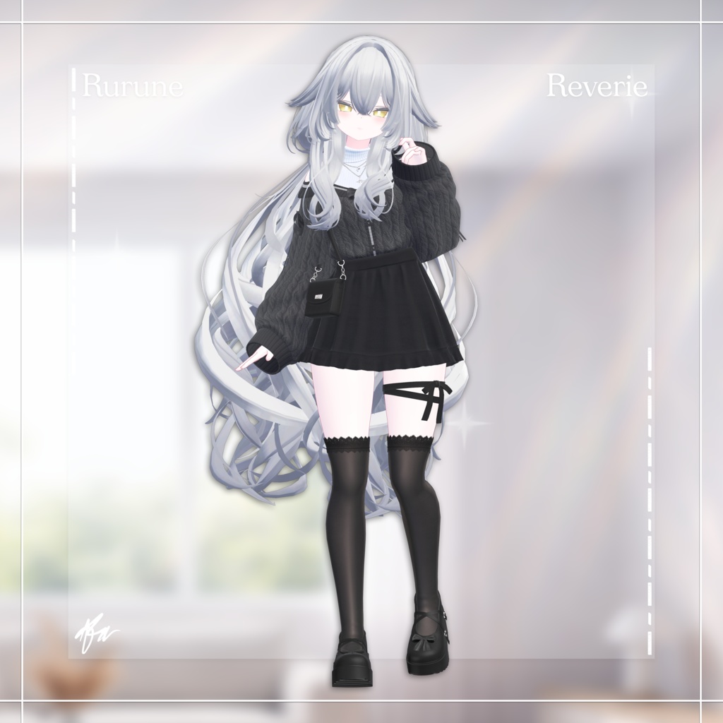 ✨Sale中✨『16アバター対応』 Reverie 【3D衣装モデル】