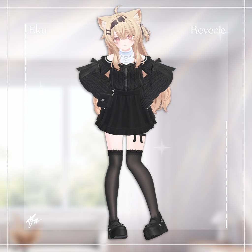 ✨Sale中✨『16アバター対応』 Reverie 【3D衣装モデル】