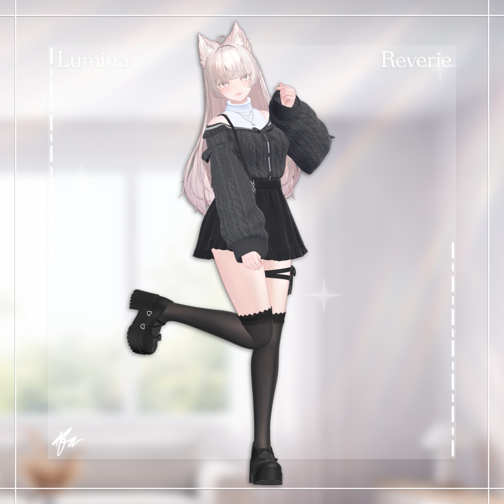 ✨Sale中✨『16アバター対応』 Reverie 【3D衣装モデル】