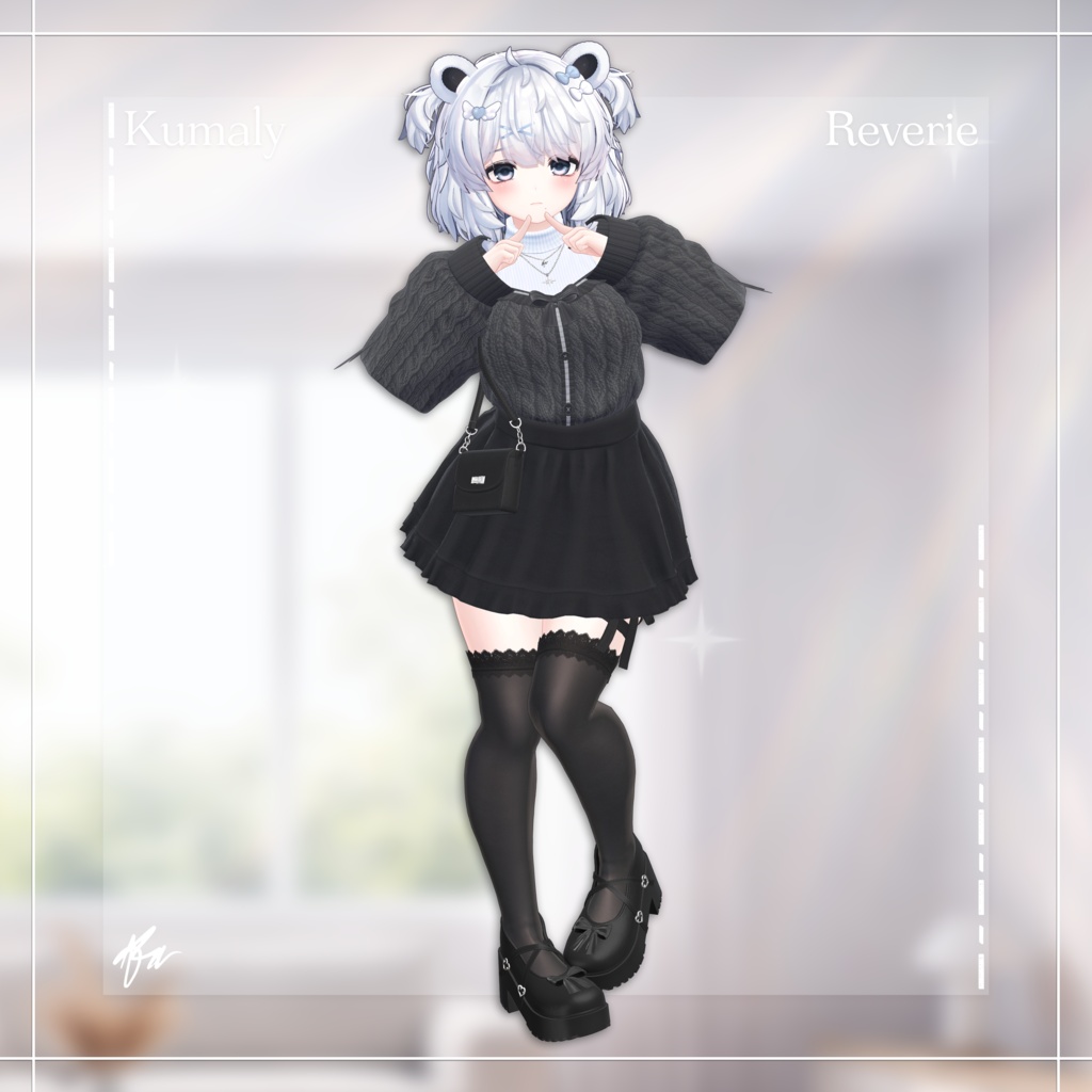 ✨Sale中✨『16アバター対応』 Reverie 【3D衣装モデル】