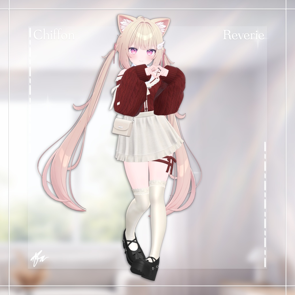 ✨Sale中✨『16アバター対応』 Reverie 【3D衣装モデル】