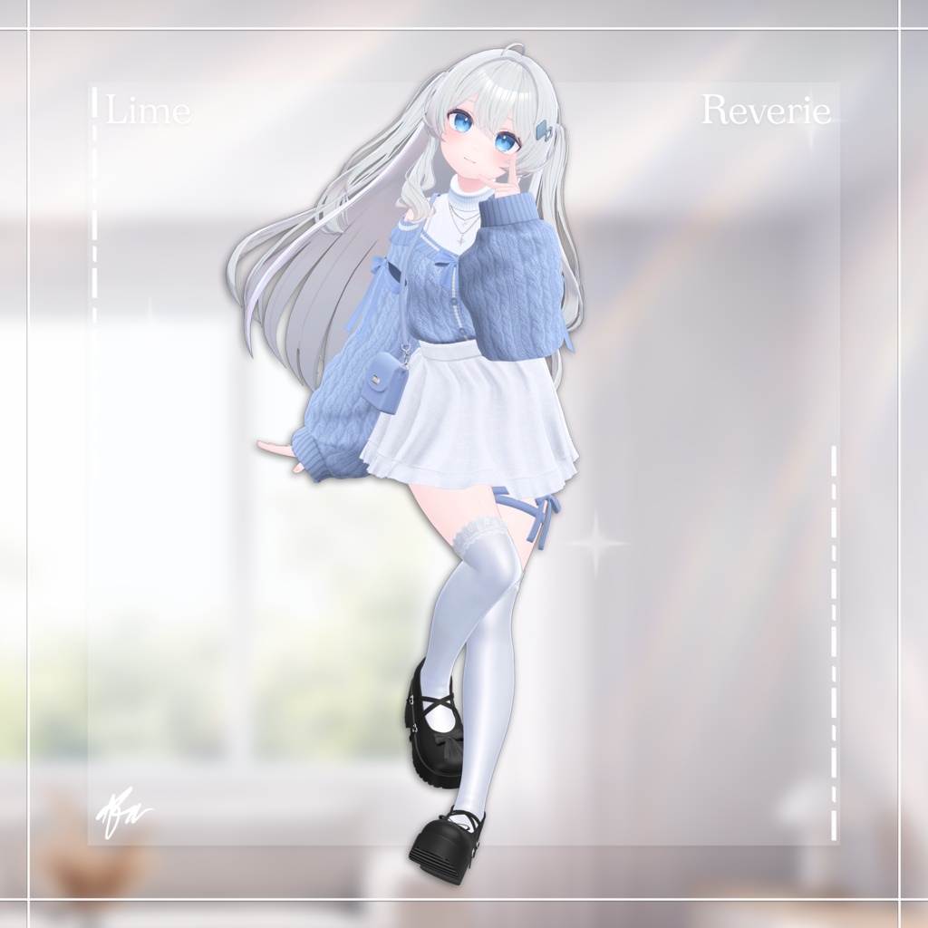 ✨Sale中✨『16アバター対応』 Reverie 【3D衣装モデル】