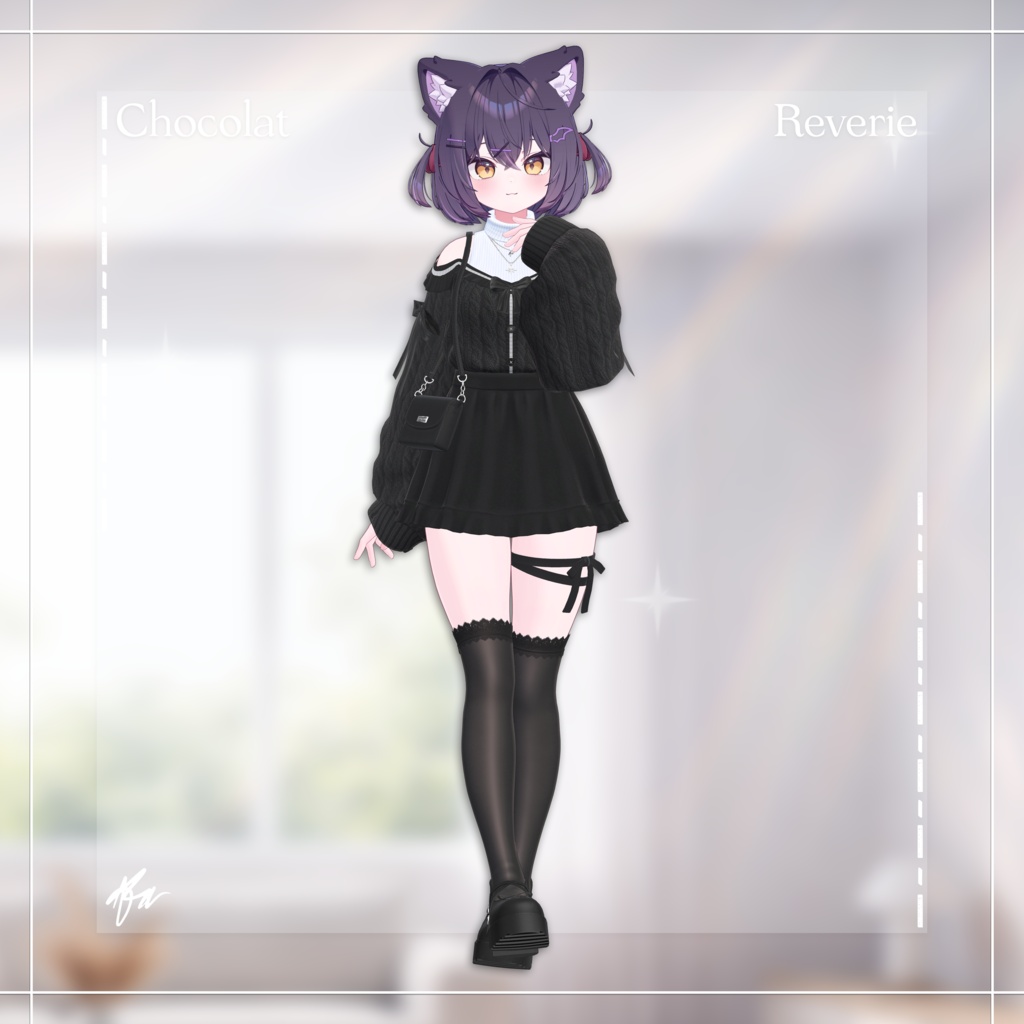 ✨Sale中✨『16アバター対応』 Reverie 【3D衣装モデル】