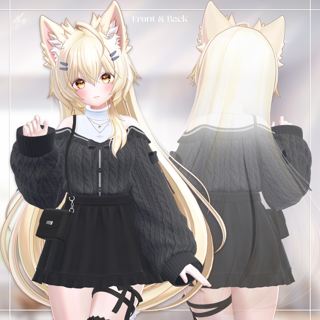 ✨Sale中✨『16アバター対応』 Reverie 【3D衣装モデル】