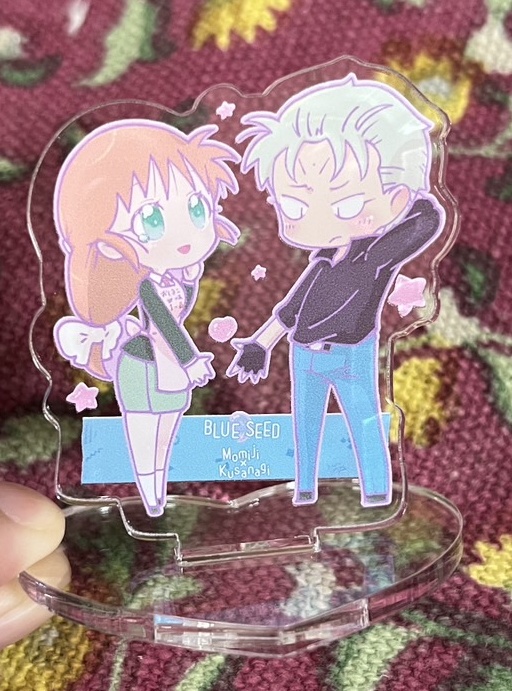 【青種/草紅】ダンシングリトルラブなアクリルスタンド【在庫小】