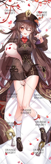 【送料無料】 【原神】 胡桃 抱き枕カバー 全年齢 特典付き フータオ