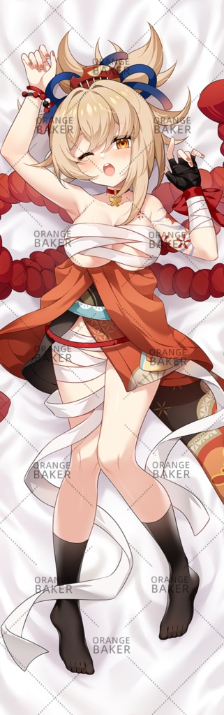 【送料無料】 【原神】 宵宮 抱き枕カバー 全年齢 特典付き よいみや