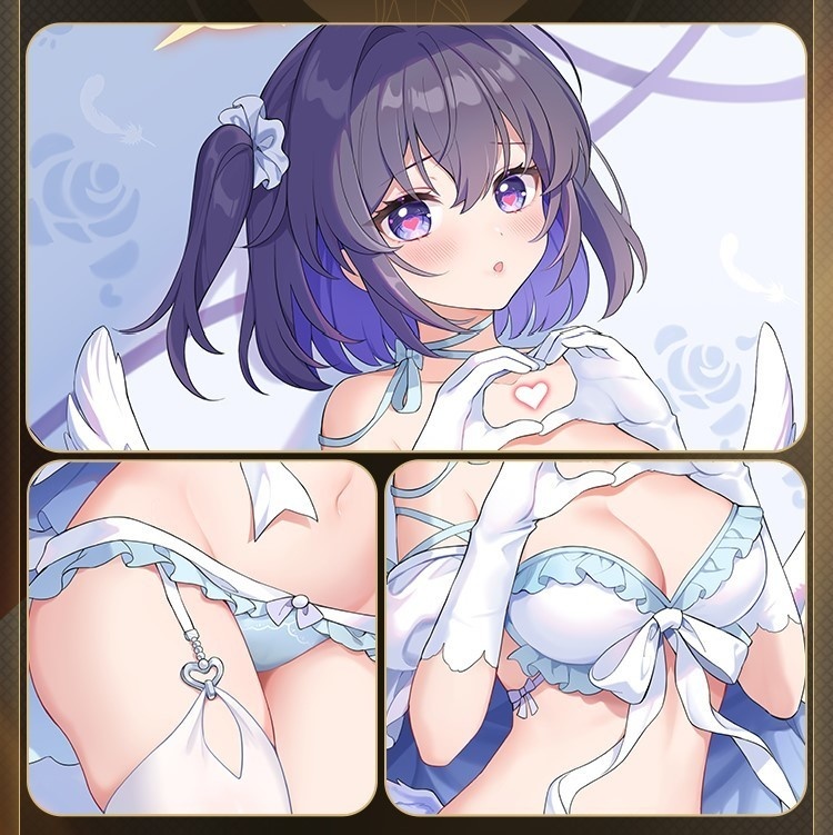 【送料無料】 【崩壊3rd】 ゼーレ 抱き枕カバー 全年齢 特典付き 天使悪魔