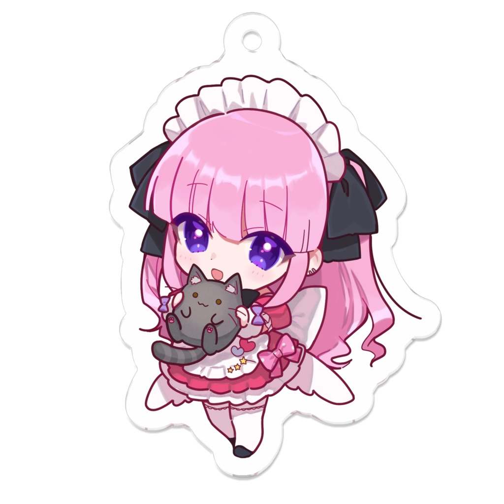 萌留みみん半周年記念キーホルダー