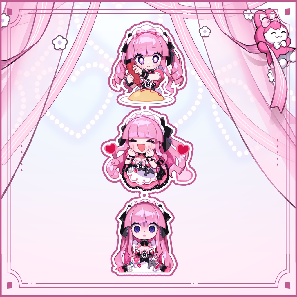 萌留みみん　連結アクキー