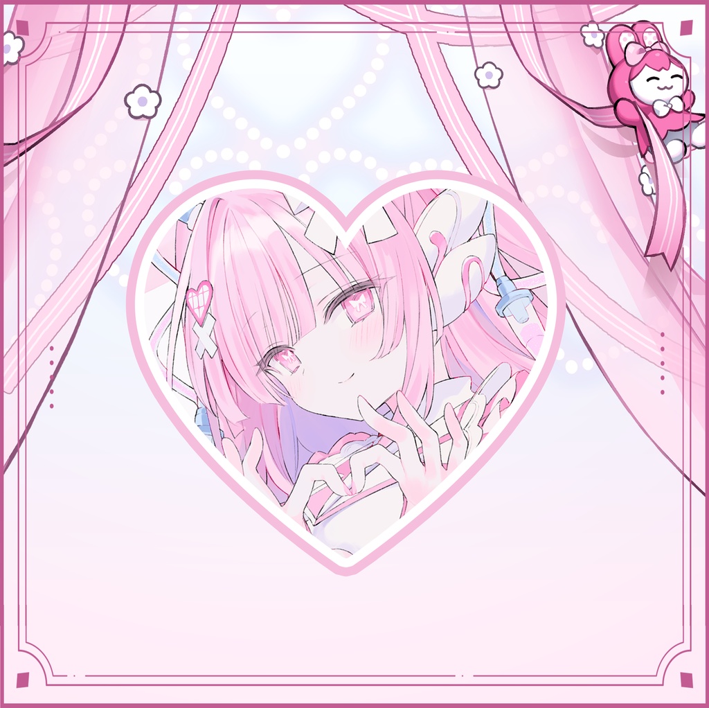 【先行受注生産】2026年萌留みみん生誕祭　ハート缶バッジ
