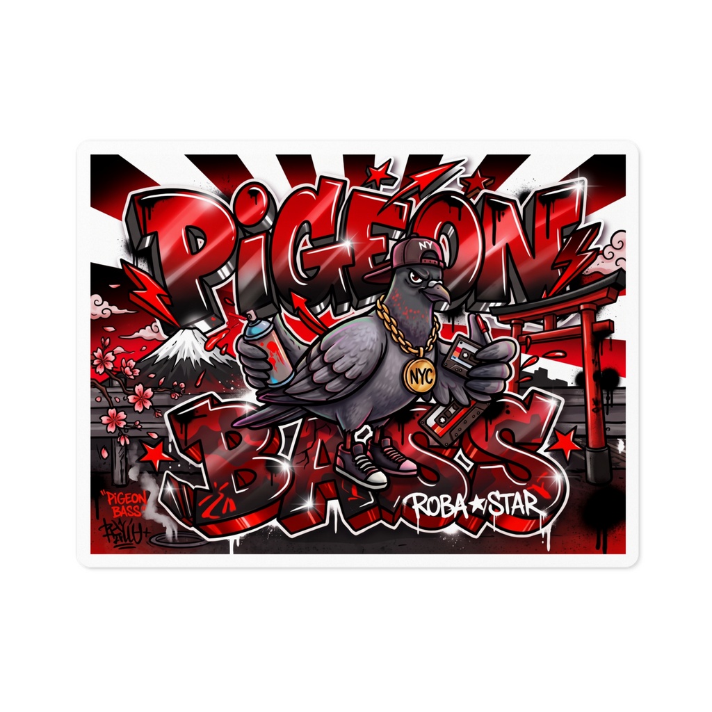 PIGEON BASS JAPAN ステッカー