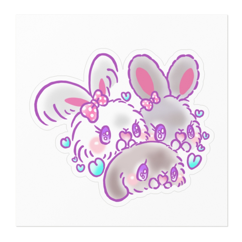 うさぎちゃんシール