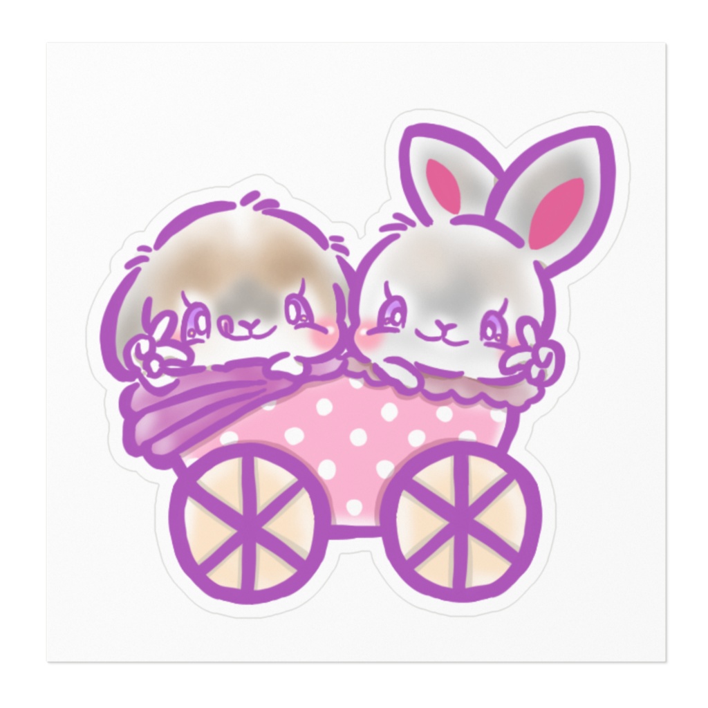 うさぎちゃんシール