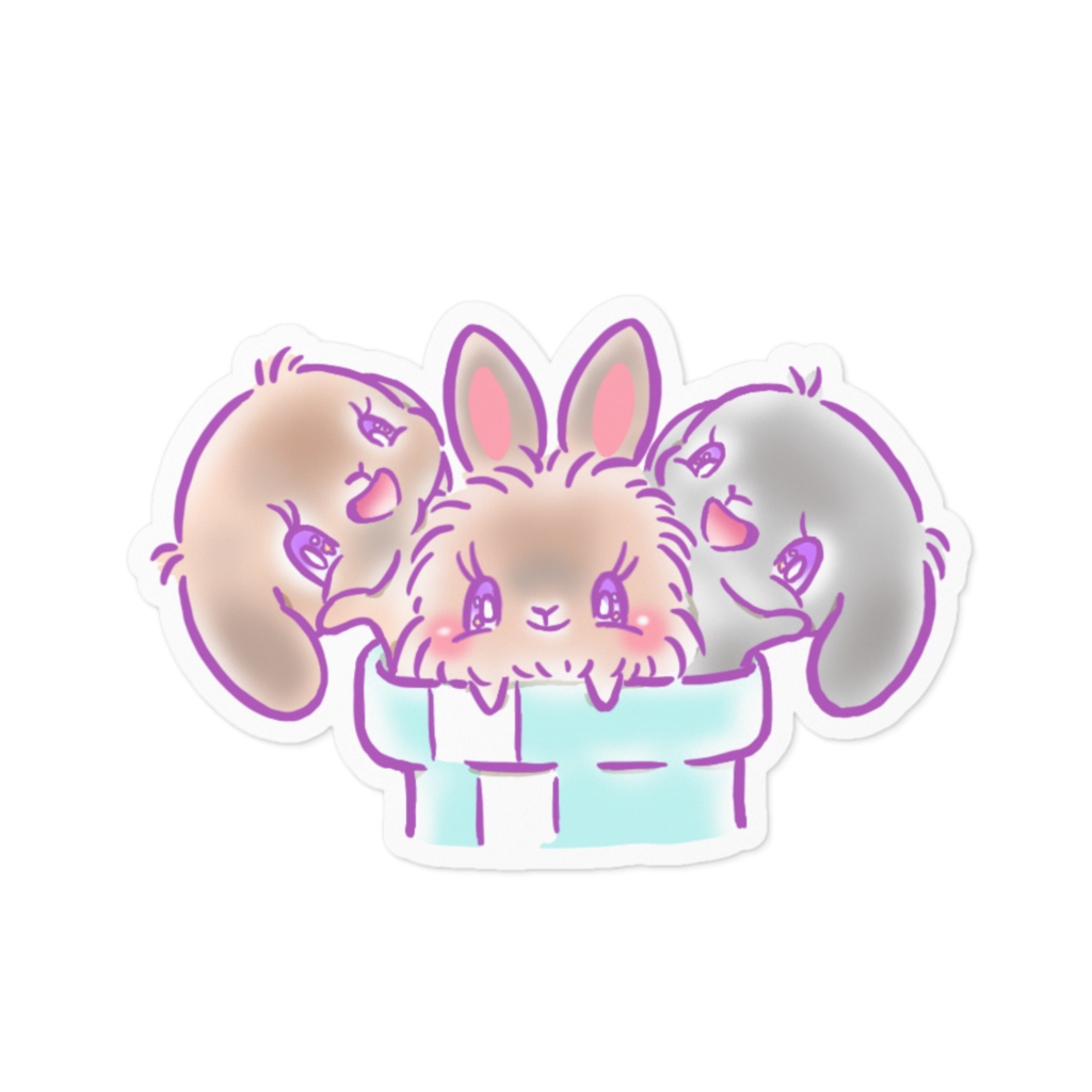 うさぎちゃんシール