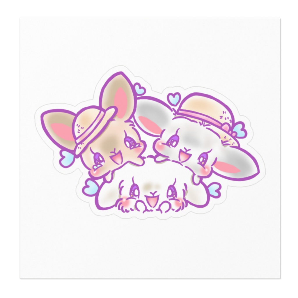 うさぎちゃんシール