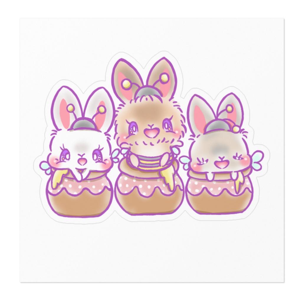 うさぎちゃんシール