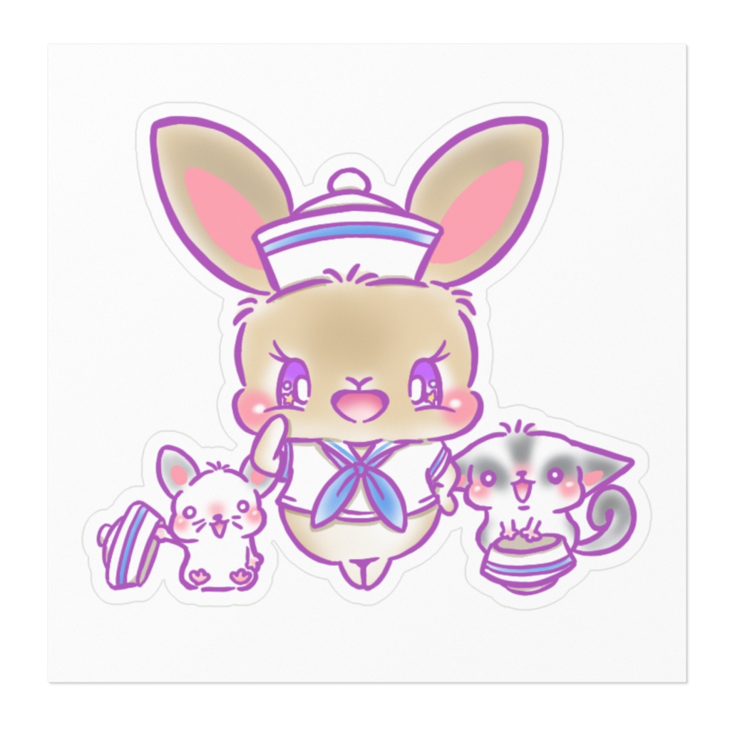 うさぎちゃんシール