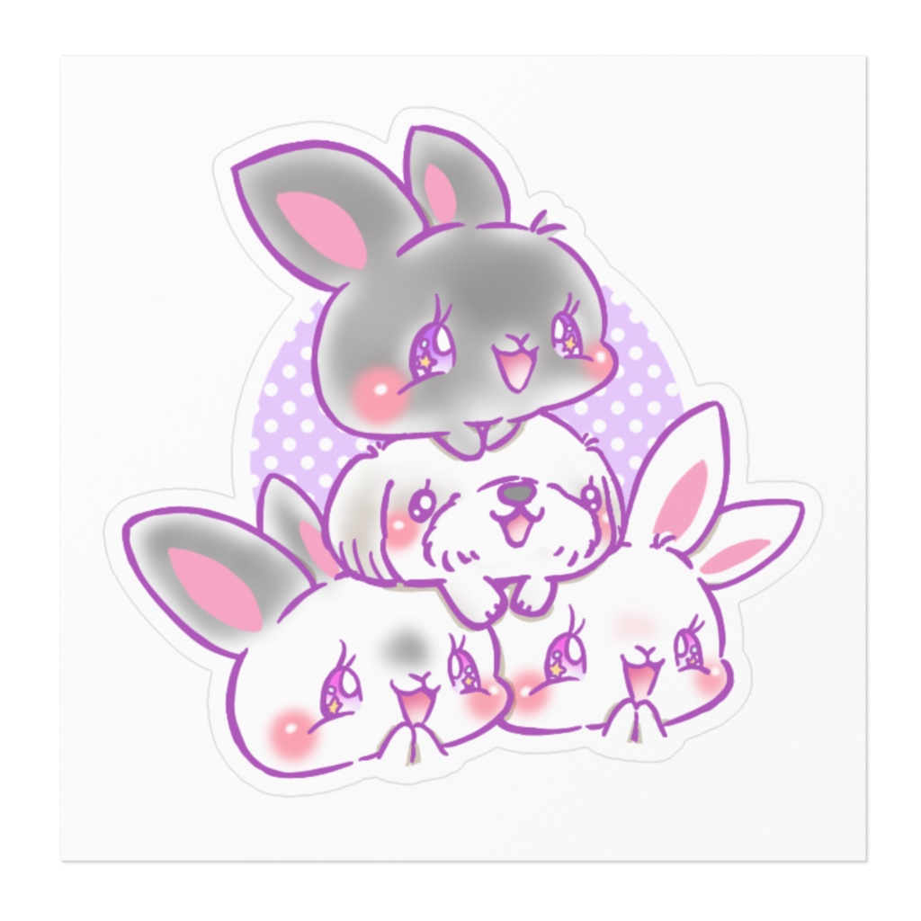 うさぎちゃんシール