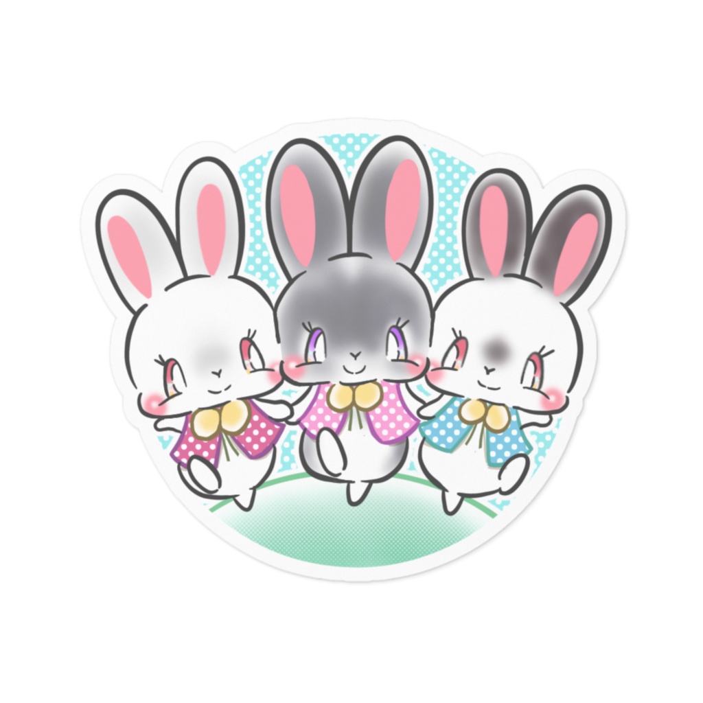うさぎちゃんステッカー