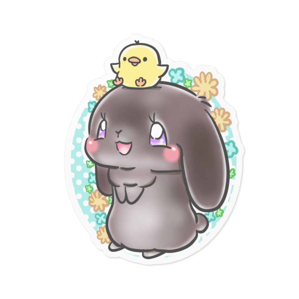 うさぎちゃんステッカー