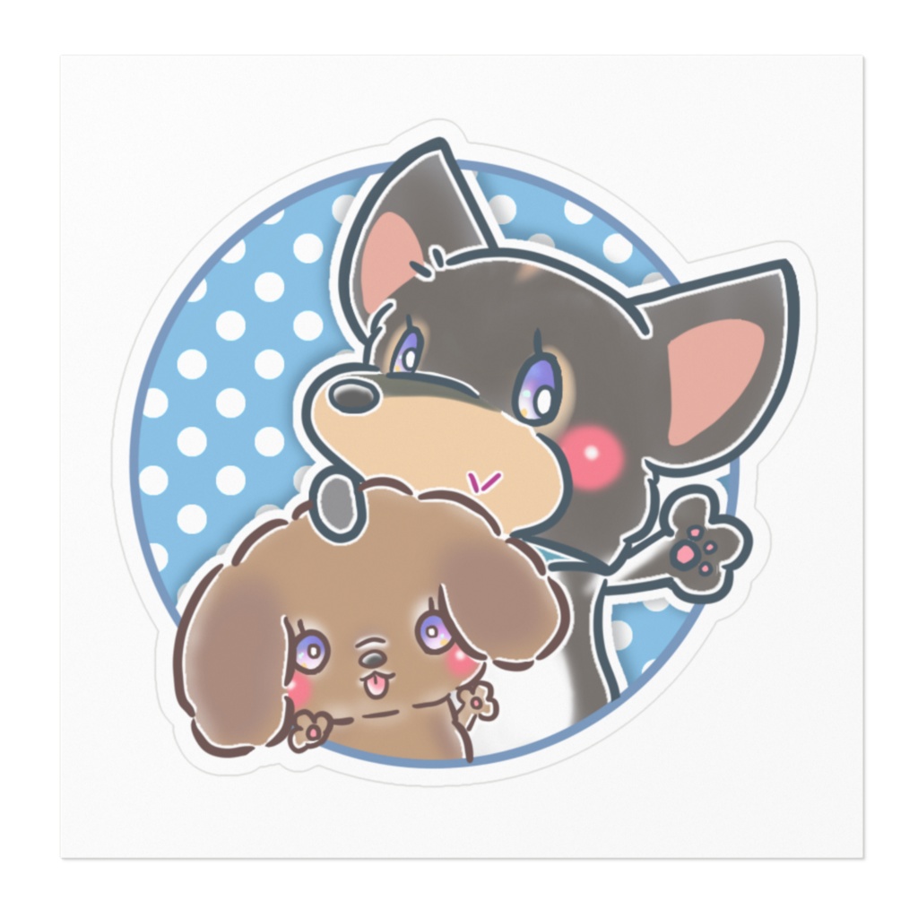 わんちゃんシール