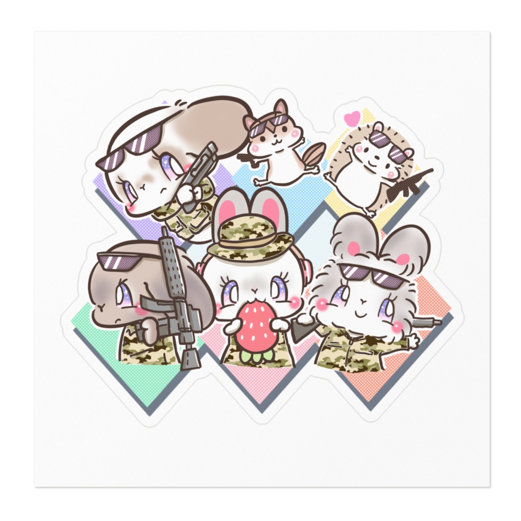 うさぎステッカー プレゼント企画特別価格