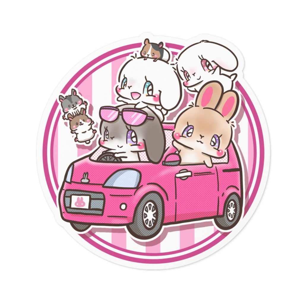 うさぎステッカー　プレゼント企画特別価格