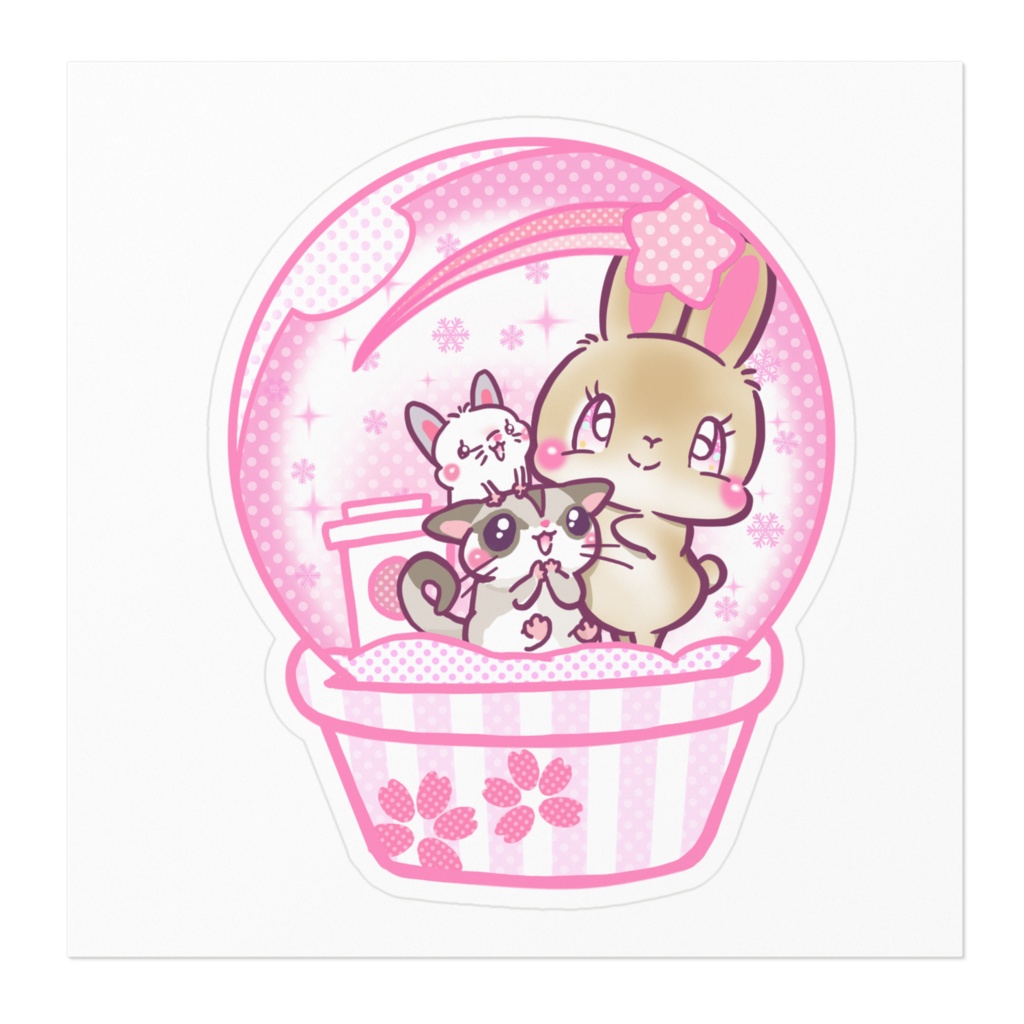 うさぎステッカー プレゼント企画特別価格