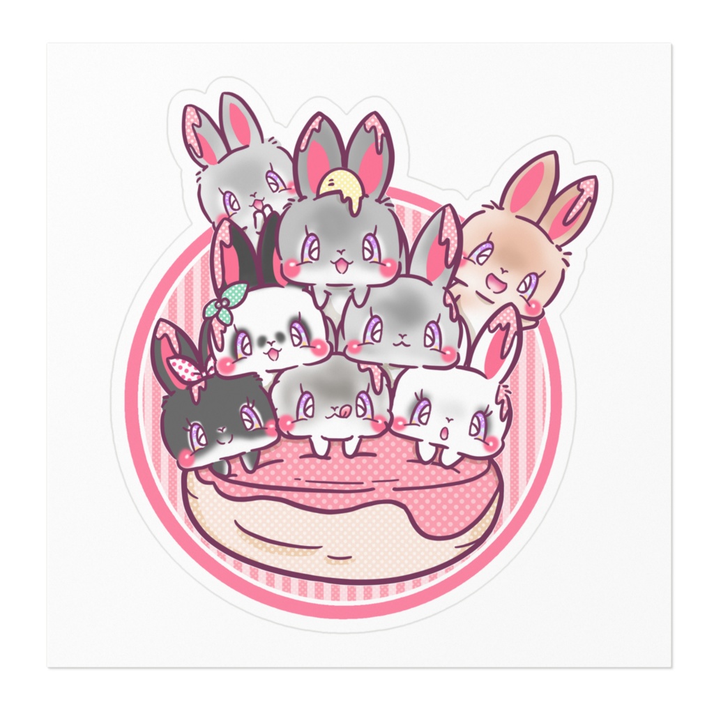 うさぎステッカー プレゼント企画特別価格