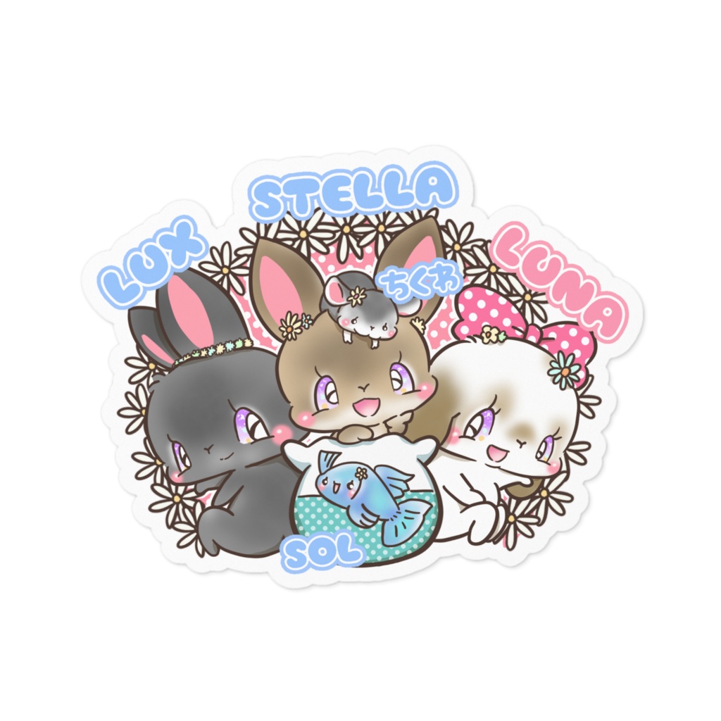 ★イラスト料金込みステッカー