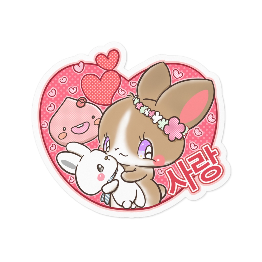 サランステッカーイラスト制作料金込み